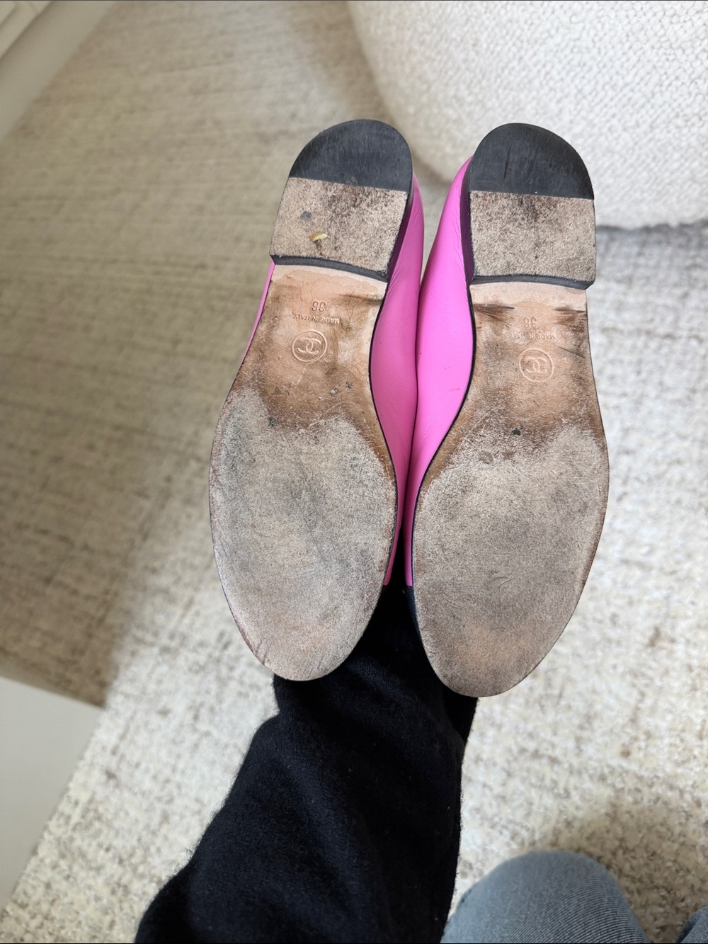 Chanel Pink Ballet Flats - Picture 3 of 5